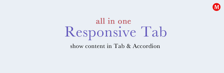 All In One Responsive Tab