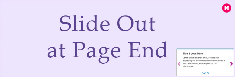 Slide Out at Page End